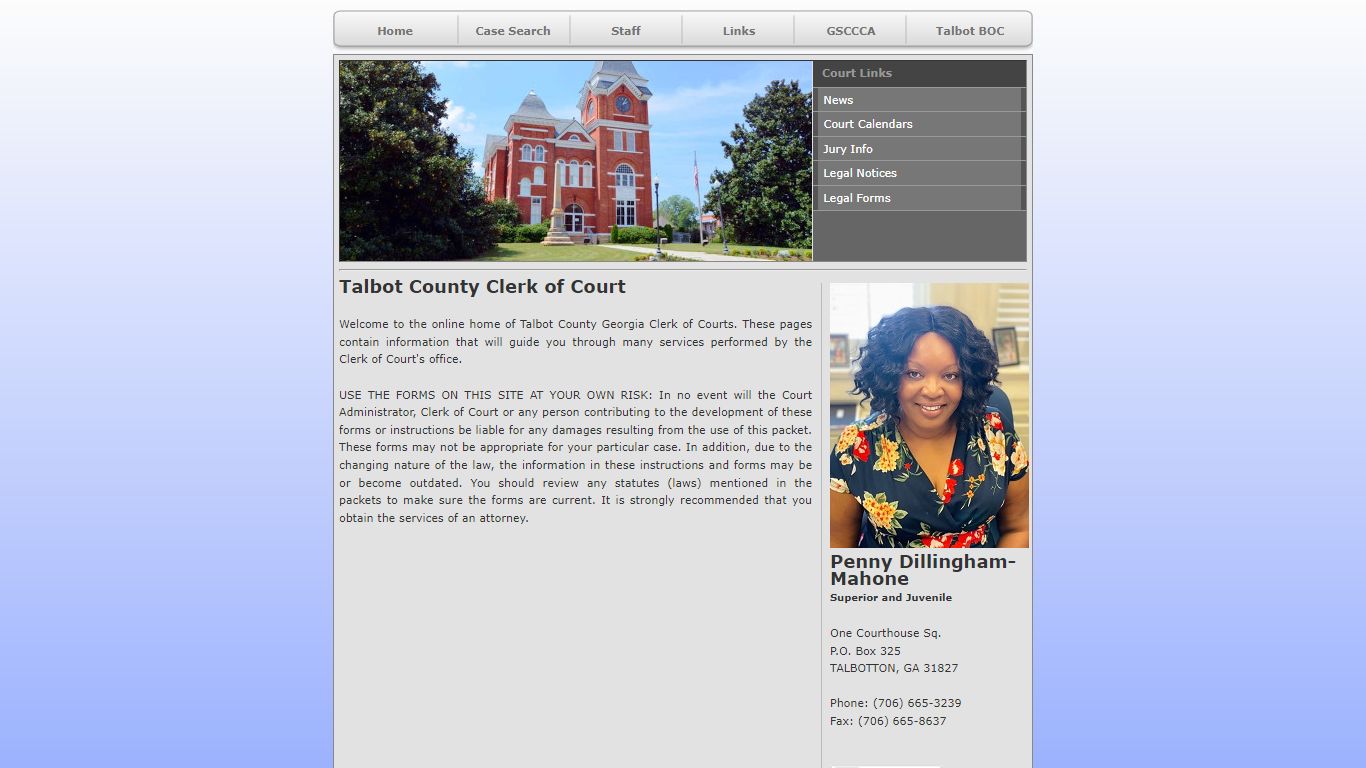 Talbot County Clerk of Court